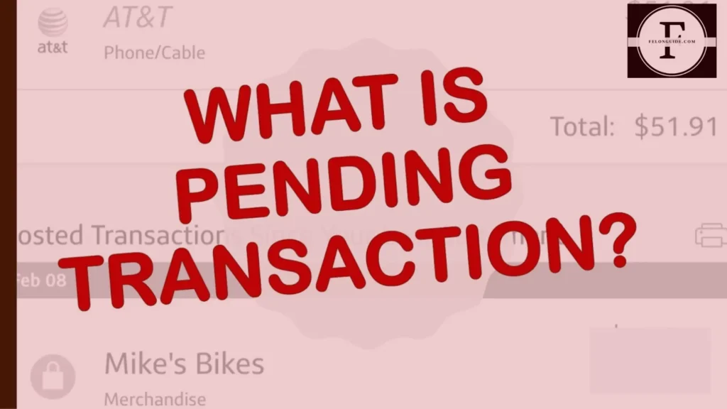 What Is A Pending Charge?